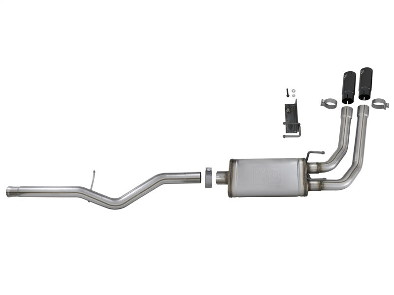 aFe Rebel Series 3in to 2.5in 409 SS Cat-Back Exhaust - 49-44098-B