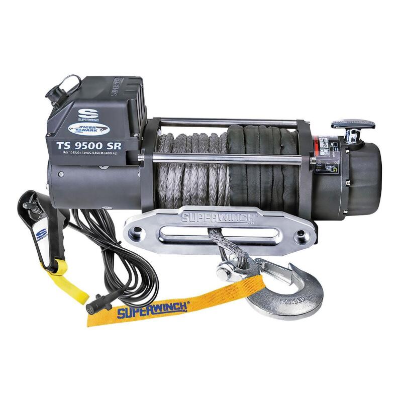 Superwinch 9500 LBS 12V DC 3/8in x 80ft Synthetic Rope - 1595201
