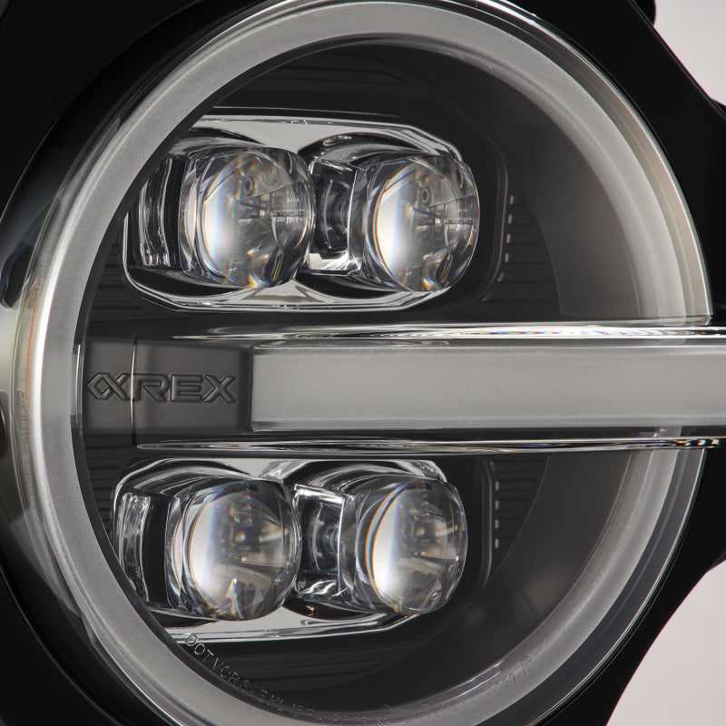 AlphaRex 21-23 Ford Bronco NOVA LED Projector Headlights Black - 880260