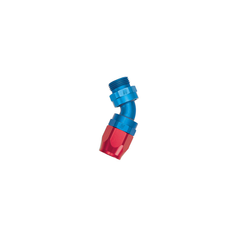 Russell Performance -10 AN Red/Blue 45 Degree Swivel Dry Sump - 612240