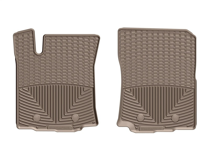 WeatherTech 2018+ Toyota Tacoma Front Rubber Mats - Tan - W378TN