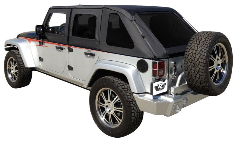 Rampage 2007-2018 Jeep Wrangler(JK) Unlimited Frameless Soft Top Kit - - 109835