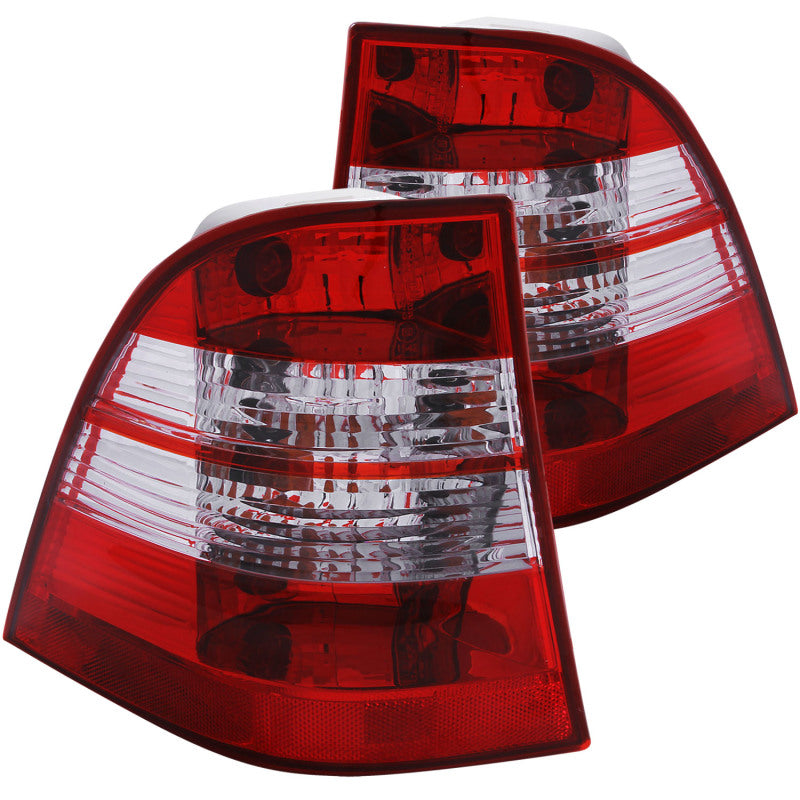ANZO 1998-2005 Mercedes Benz M Class W163 Taillights Chrome - 221134
