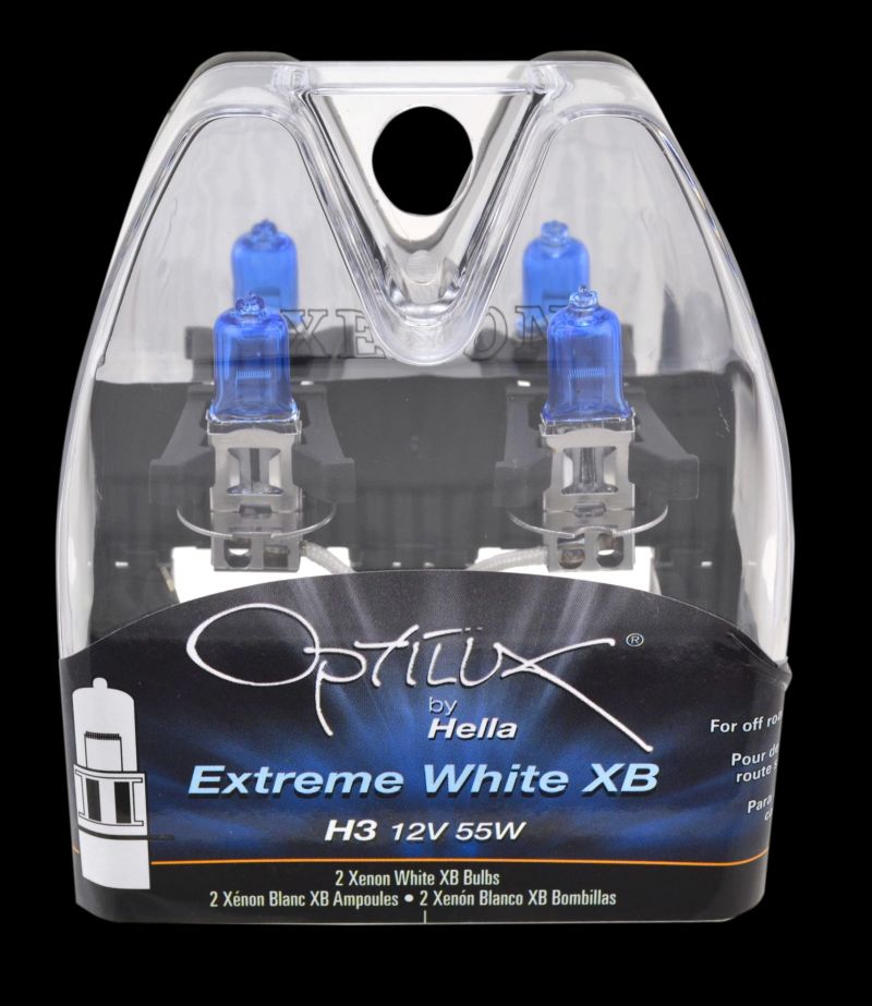 Hella H3 12V 55W Xen White XB Bulb (Pair) - H71071312