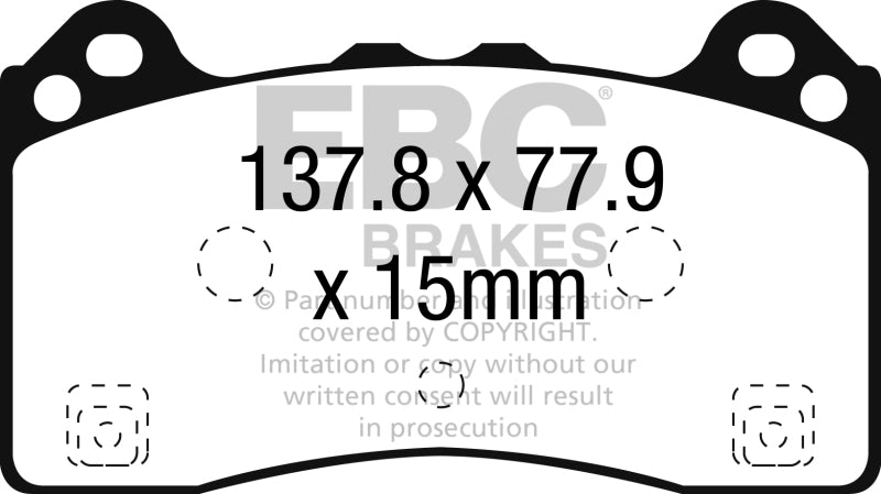 EBC Redstuff Brake Pad Sets (Fronts Only) - DP32274C