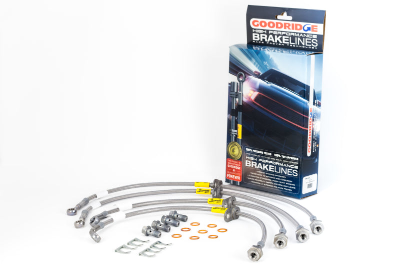 Goodridge 10-15 Chevrolet Camaro Stainless Steel Brake Line Kit - 12219