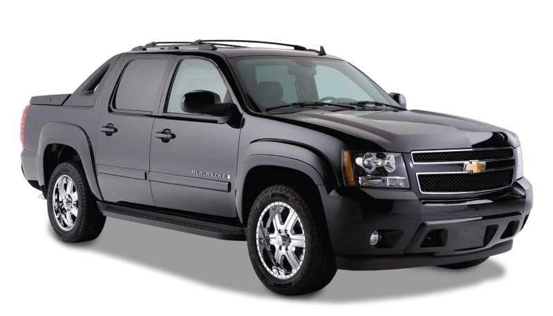 Bushwacker 07-13 Chevy Avalanche OE Style Flares 4pc - Black - 40933-02
