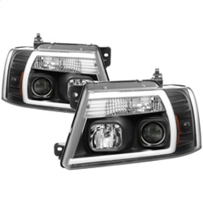 Spyder 04-08 Ford F-150 Projector Headlights - Light Bar DRL - 5084484