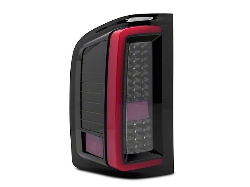 Raxiom 07-13 Chevy Silverado 1500 G2 LED Tail Lights- Black - S112711