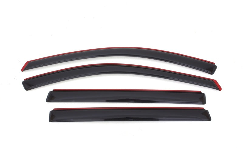AVS 13-18 Nissan Pathfinder Ventvisor In-Channel Front & Rear Window - 194479