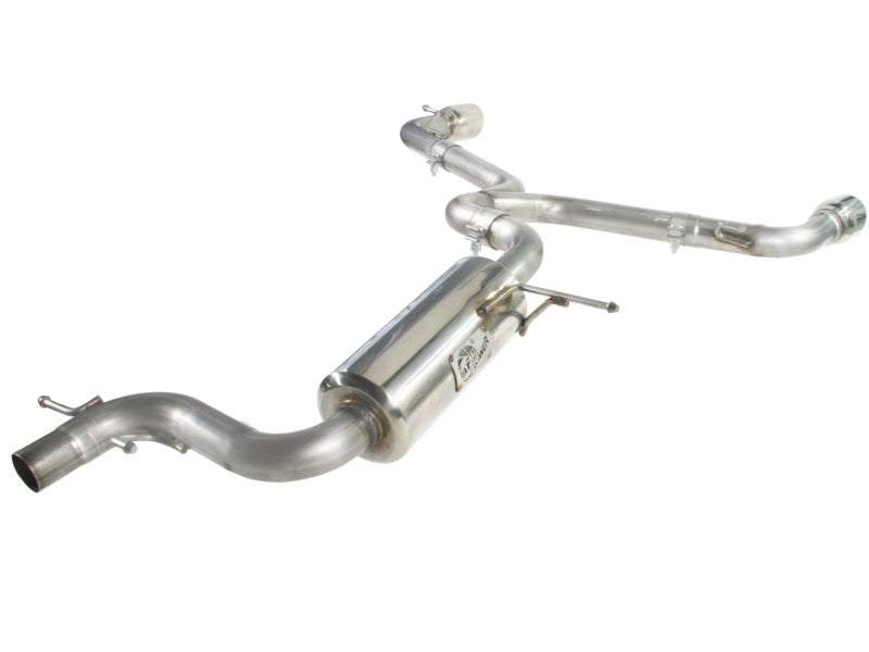 aFe MACHForce XP Exhaust 304SS Cat-Back w/ Polished Tips 12-13 - 49-36407