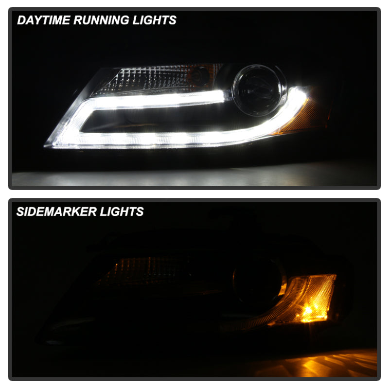 Spyder Audi A4 09-12 Projector Headlights Halogen Model Only - - 5081544