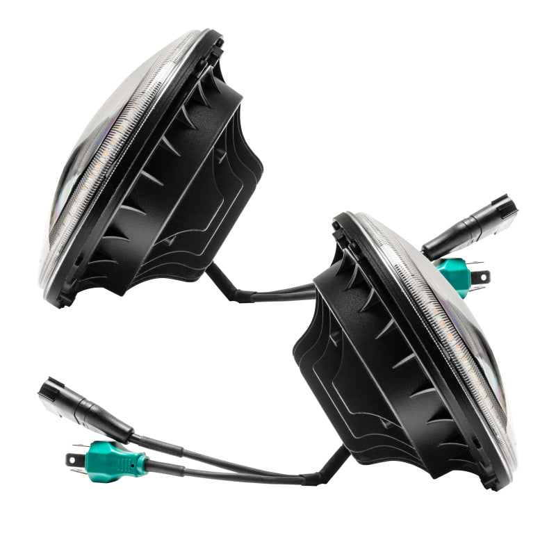 Oracle 07-18 Jeep Wrangler JK Switchback LED Halo Headlights - - 5769-123