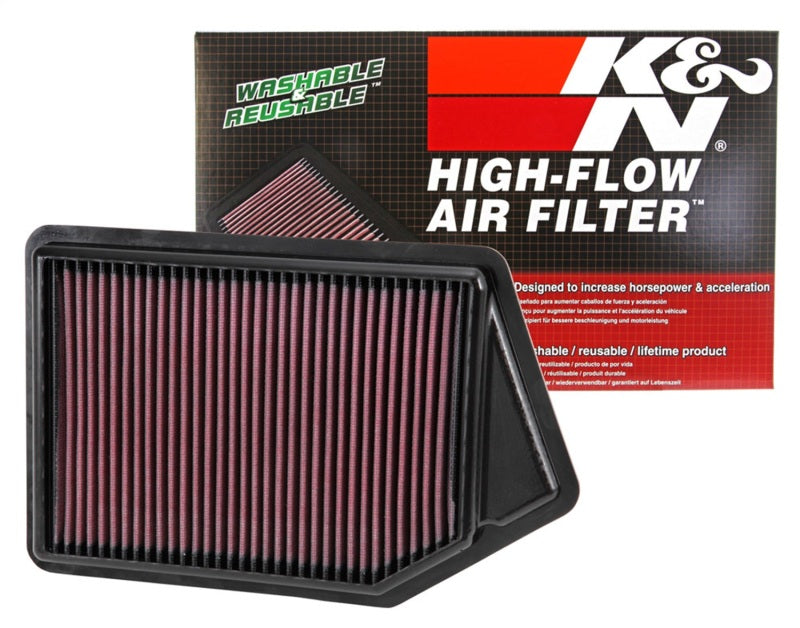 K&N Replacement Air Filter 13-14 Honda Accord L4-2.4L F/I - 33-2498