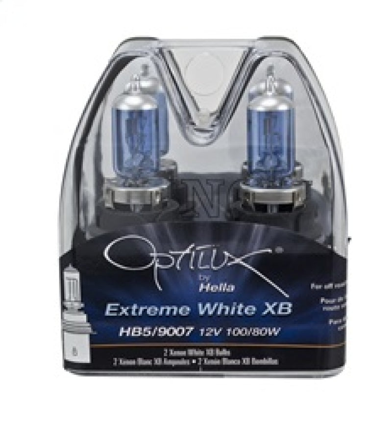 Hella Optilux XB White Halogen Bulbs HB5 9007 12V 100/80W - H71070387