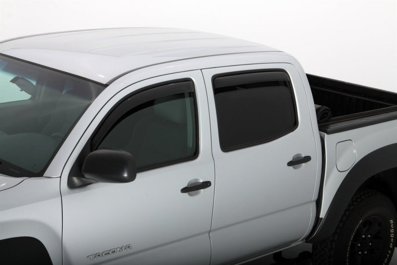 AVS 05-15 Toyota Tacoma Double Cab Ventvisor In-Channel Front & - 194056