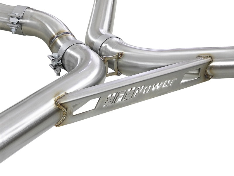 aFe MACH Force-Xp 3.5in. 304 SS C/B Exhaust w/o Muffler - 49-36342-B