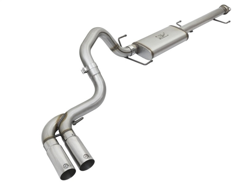 aFe Rebel Series 3in Stainless Steel Cat-Back Exhaust System w/Polished - 49-46030-P