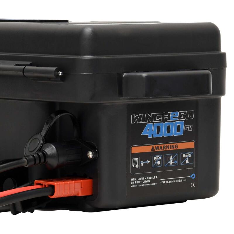 Superwinch 4000 LBS 12V DC 3/16in x 50ft Synthetic Rope - 1140232