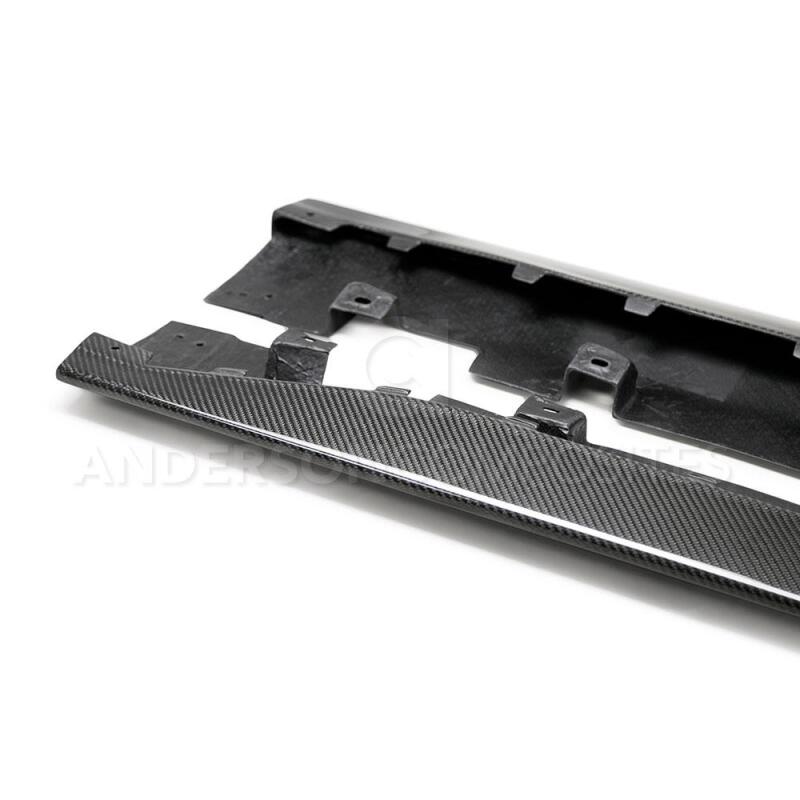 Anderson Composites 2020 Ford Mustang Shelby GT500 Carbon Fiber Rocker - AC-SS20FDMU500