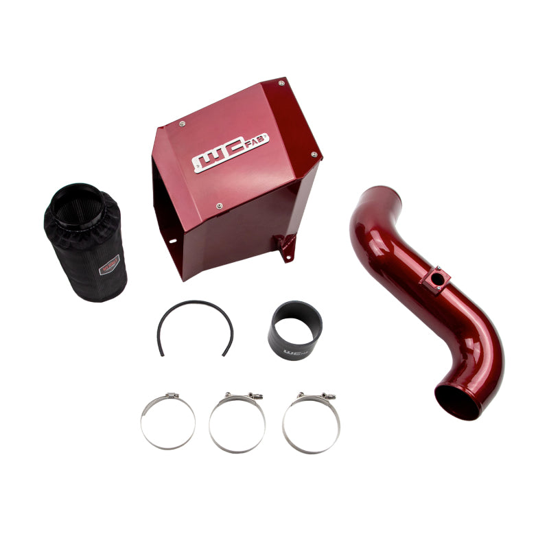 Wehrli 06-07 Duramax LBZ 4in. Intake Kit w/ Air Box - WCF100192-Red