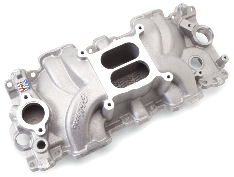 Edelbrock Intake Manifold Single Quad Perf RPM Chevrolet 348/409 Inwin - 7158