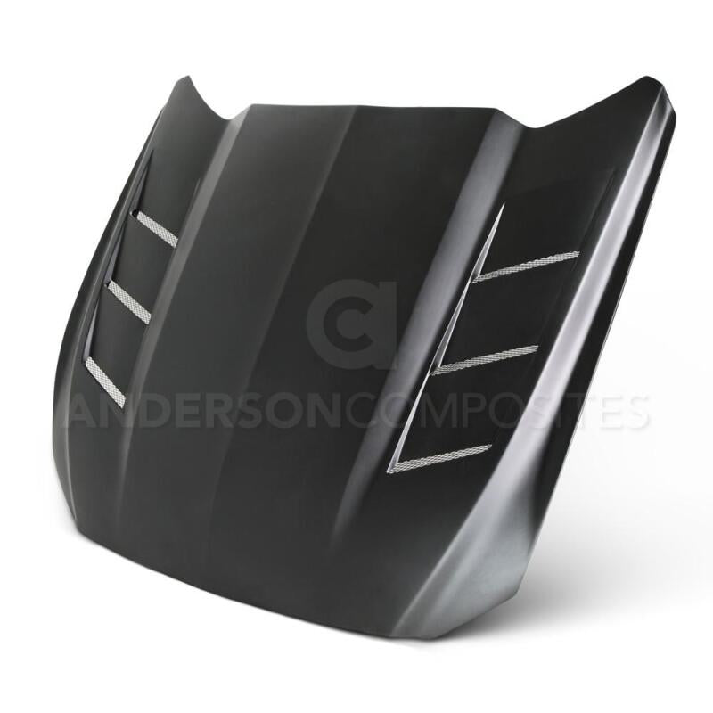 Anderson Composites 15-16 Ford Mustang (Excl. GT350/GT350R) Fiberglass Heat Extractor - AC-HD15FDMU-SA-GF