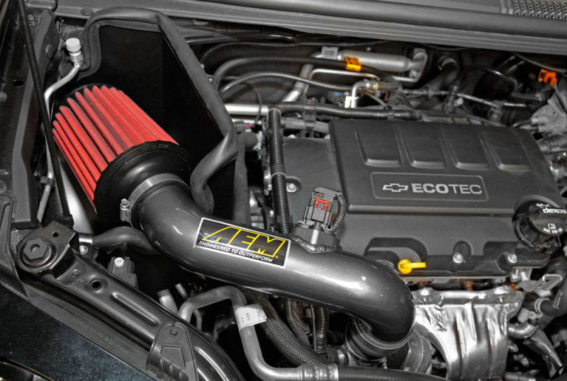 AEM 12-16 Chevrolet Sonic 1.4L L4 Gunmetal Gray Cold Air - 21-788C