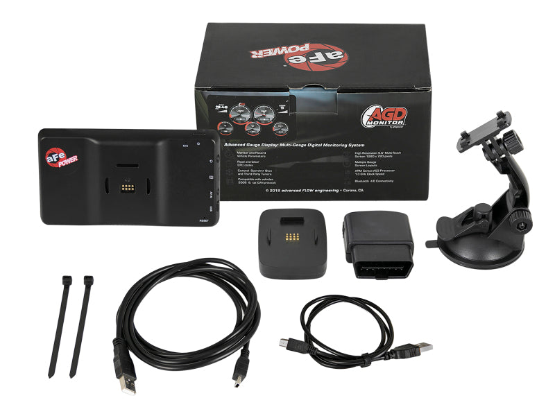aFe AGD Advanced Gauge Display Digital 5.5in Monitor 08-18 Dodge/RAM/Ford/GM - 77-91001