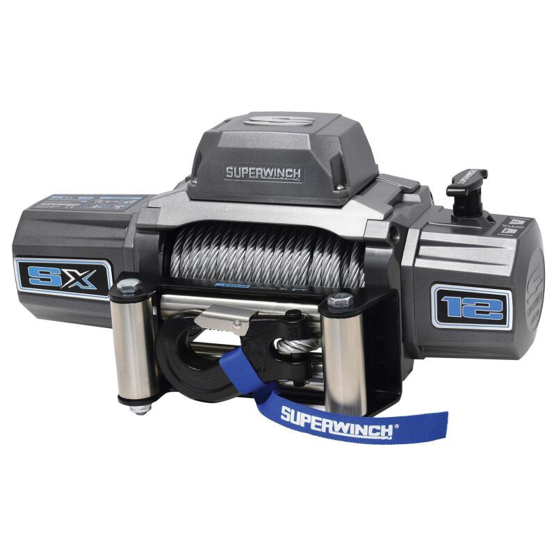 Superwinch 12000 LBS 12V DC 3/8in x 85ft Wire Rope - 1712200