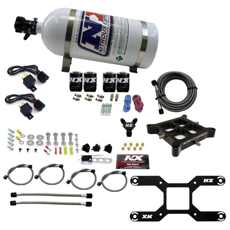 Nitrous Express 4150 Dual Stage Billet Crossbar Nitrous Kit (50-300 - 66042-10