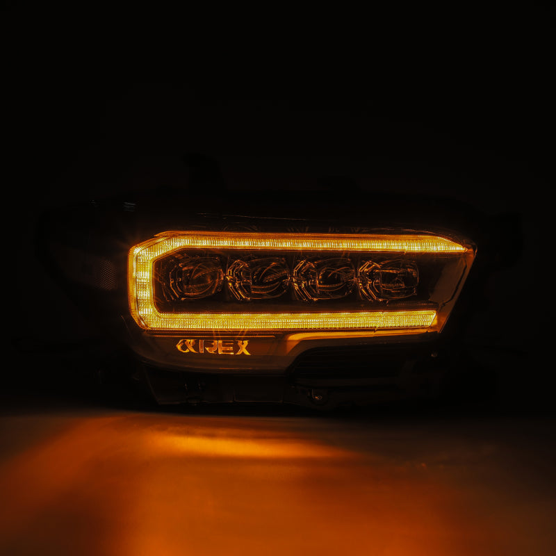 AlphaRex 16-20 Toyota Tacoma NOVA LED Projector Headlight Plank Style - 880705