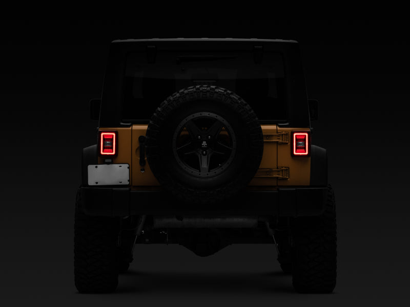 Raxiom 07-18 Jeep Wrangler JK JL Style LED Tail Lights- - J133626