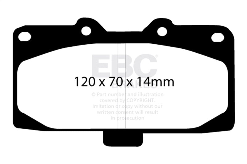 EBC Ultimax2 Brake Pad Sets - UD647