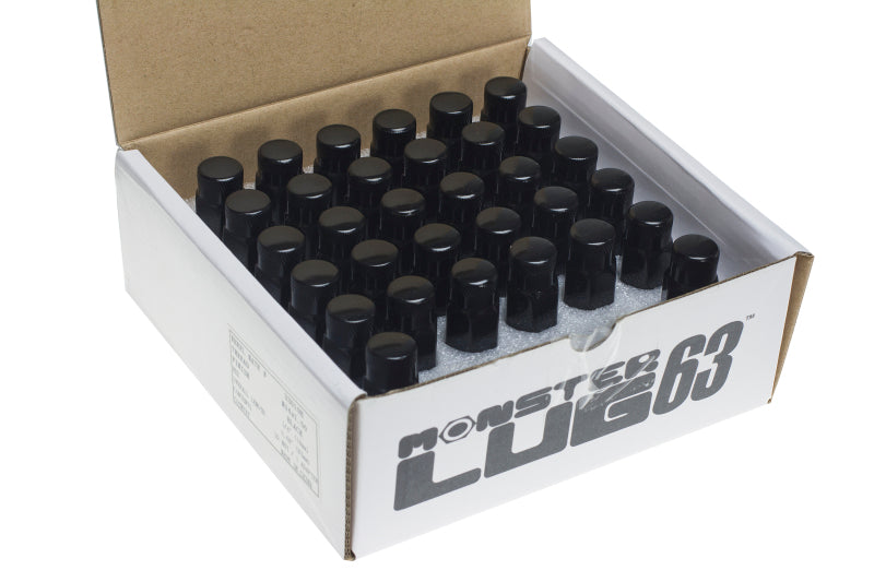 Wheel Mate Muteki HR38 Open End Lug Nuts 12x1.25 Black - HR3805BY
