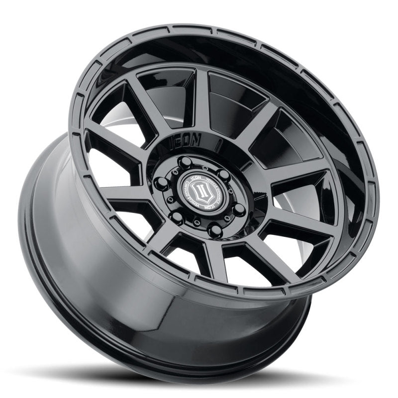 ICON Recoil 20x10 6x5.5 -24mm Offset 4.5in BS Gloss Black - 6220108345GB