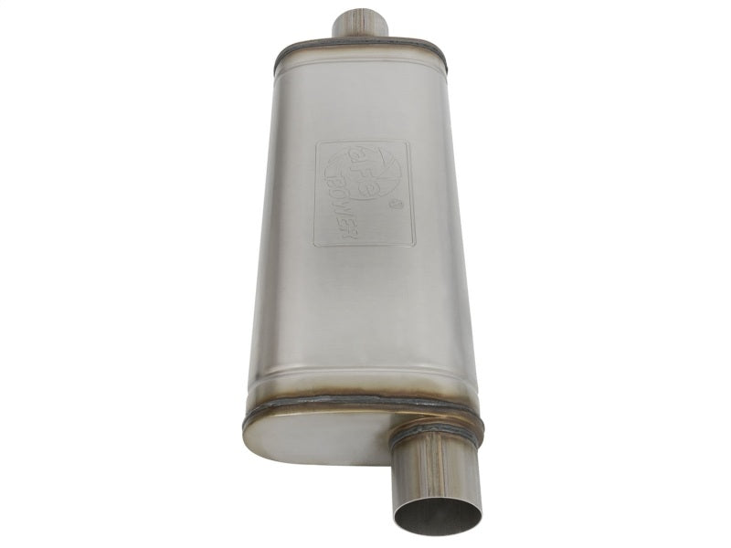 aFe MACHForce XP SS Muffler 3in Center Inlet / 3in - 49M00017