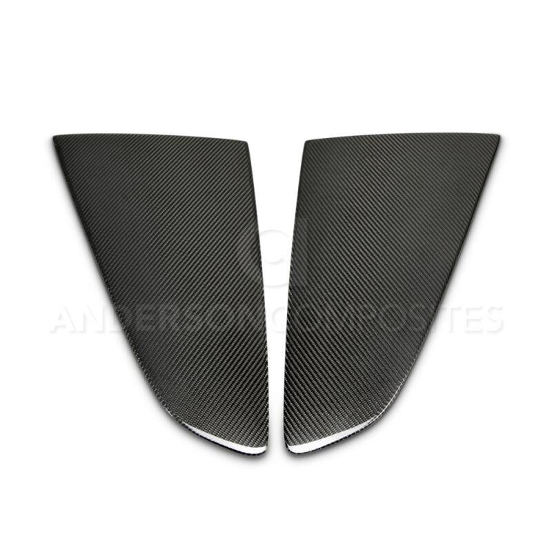 Anderson Composites 2015-2017 Ford Mustang Type -F Style Window Louvers - AC-WL15FDMU-F
