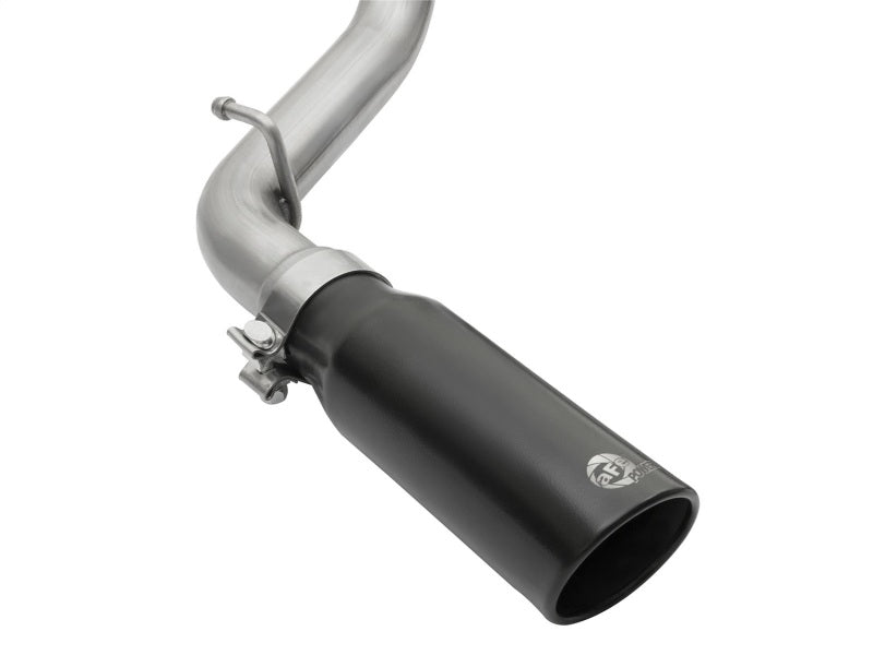 aFe MACHForce XP Cat Back SS Exhausts Black Tips 05-12 - 49-46031-B