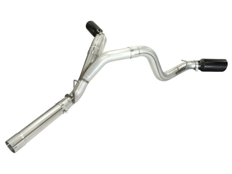 aFe MachForce XP Exhaust 4inch DP-Back All SS 2011-14 GM - 49-44043-B