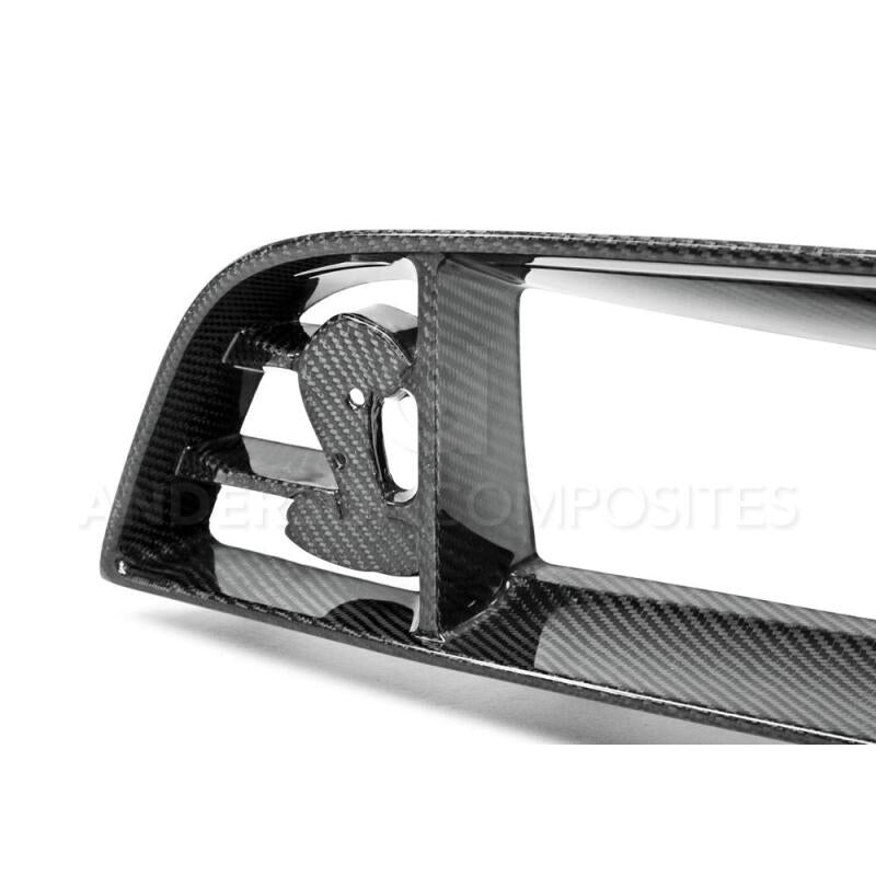 Anderson Composites 10-14 Ford Mustang/Shelby GT500 Front Upper Grille (w/ - AC-UG1213FDGT-C