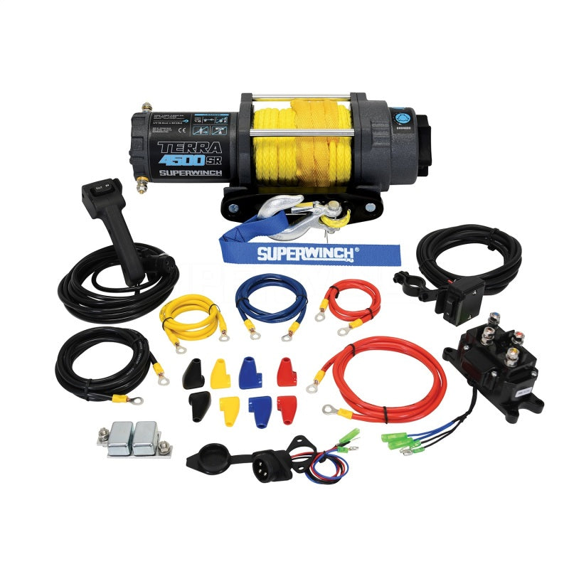 Superwinch 4500 LBS 12V DC 1/4in x 50ft Synthetic Rope - 1145270