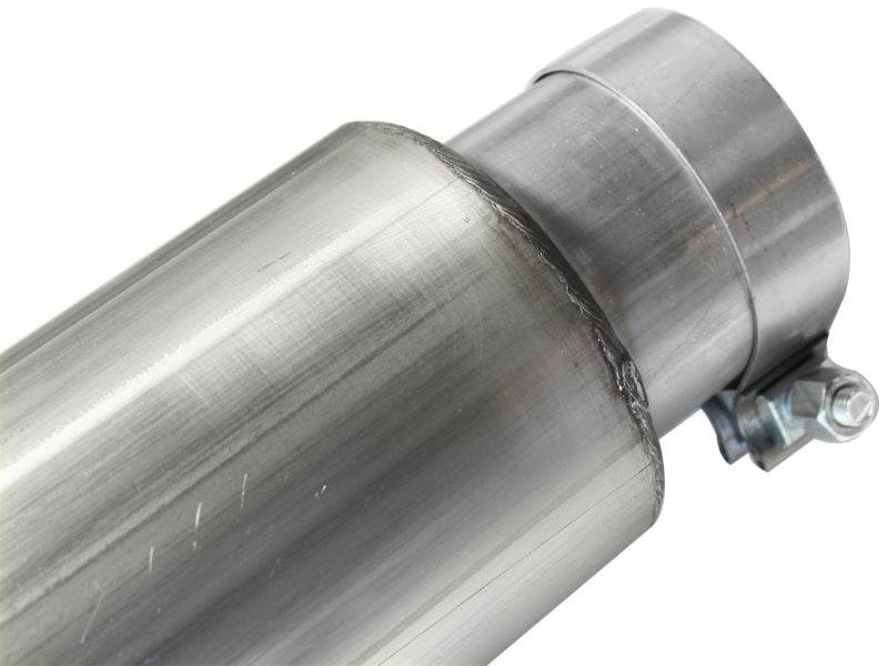aFe Atlas 5in DPF-Back Aluminized Steel Exh Sys, Ford Diesel - 49-03054-B
