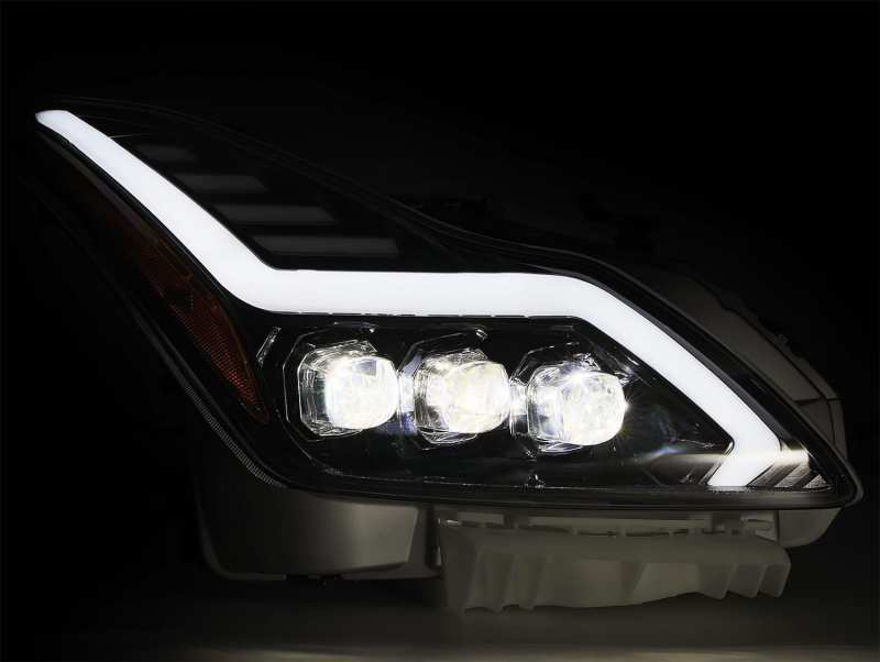 AlphaRex 08-13 Infiniti G37 NOVA LED Proj Headlights Chrome w/ - 881984