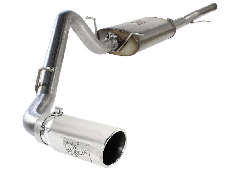 aFe MACHForce XP Exh CB,Stainless steel GM Silverado/Sierra 1500 2014 - 49-44038-P