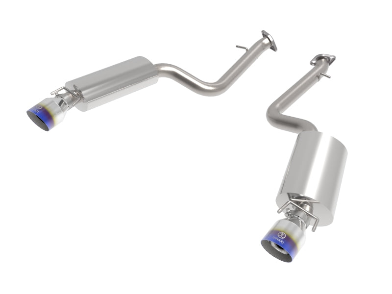 aFe Lexus IS350 14-22 V6-3.5L Takeda Axle-Back Exhaust System- Blue - 49-36060-L