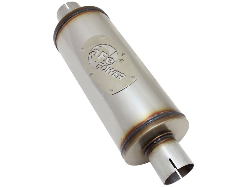 aFe MACH Force-Xp 409 SS Muffler 2-1/2in Center/Center 14in L - 49M00007