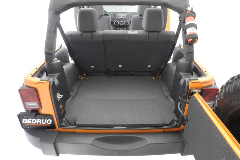 BedRug 07-10 Jeep JK Unlimited 4Dr Rear 5pc BedTred Cargo - BTJK07R4