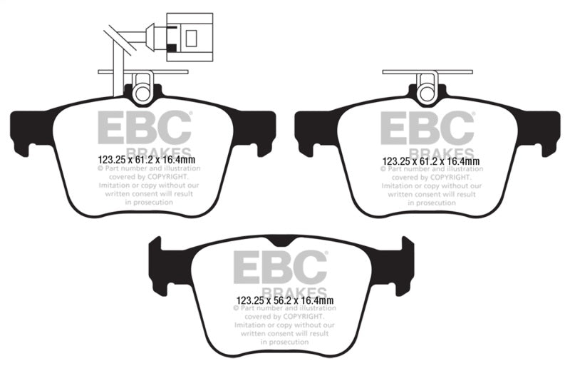 EBC Yellowstuff Brake Pad Sets (Rears Only) - DP42295R