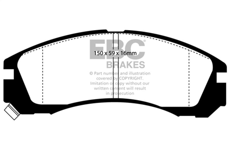 EBC Redstuff Brake Pad Sets (Fronts Only) - DP3954C